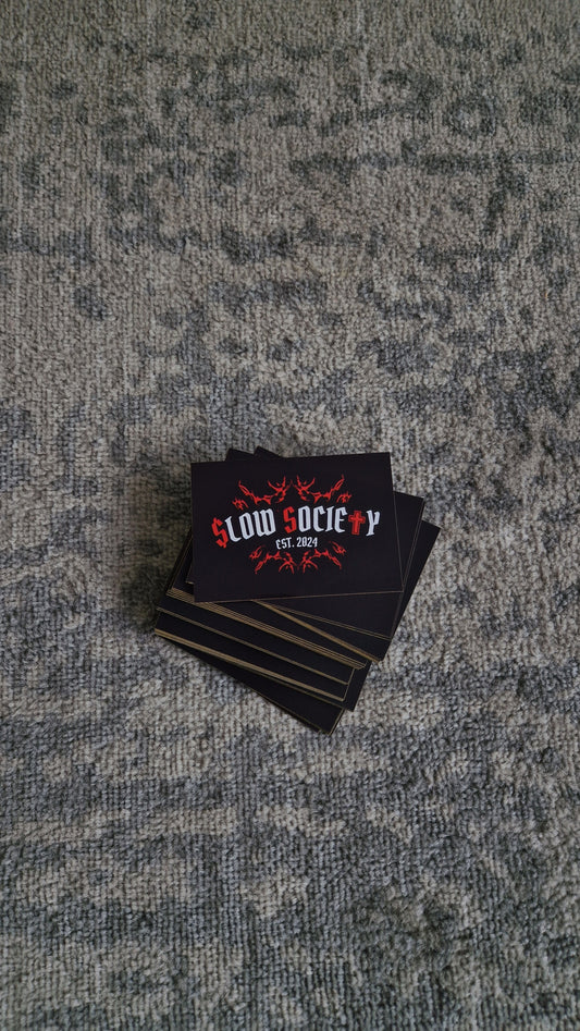 Slow Society Stickers